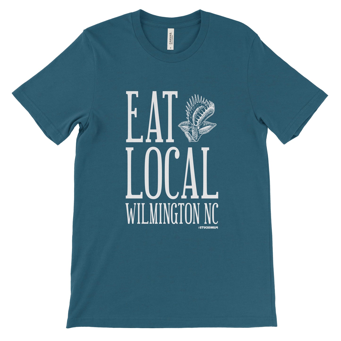Eat Local Venus Flytrap Dark T-shirt