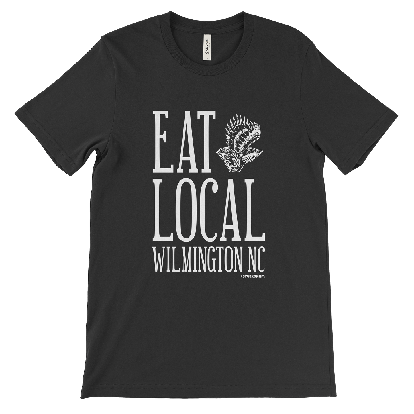 Eat Local Venus Flytrap Dark T-shirt