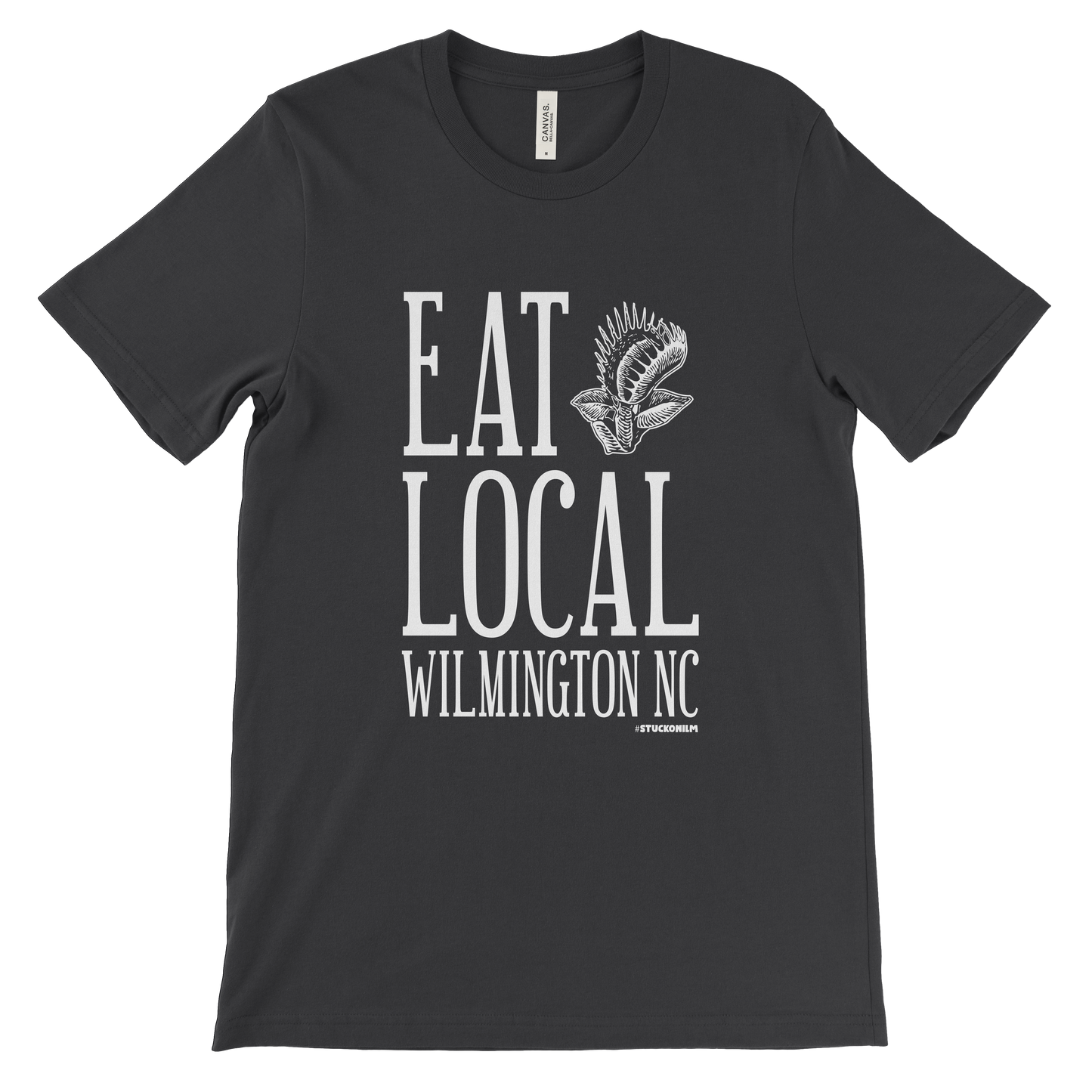 Eat Local Venus Flytrap Dark T-shirt