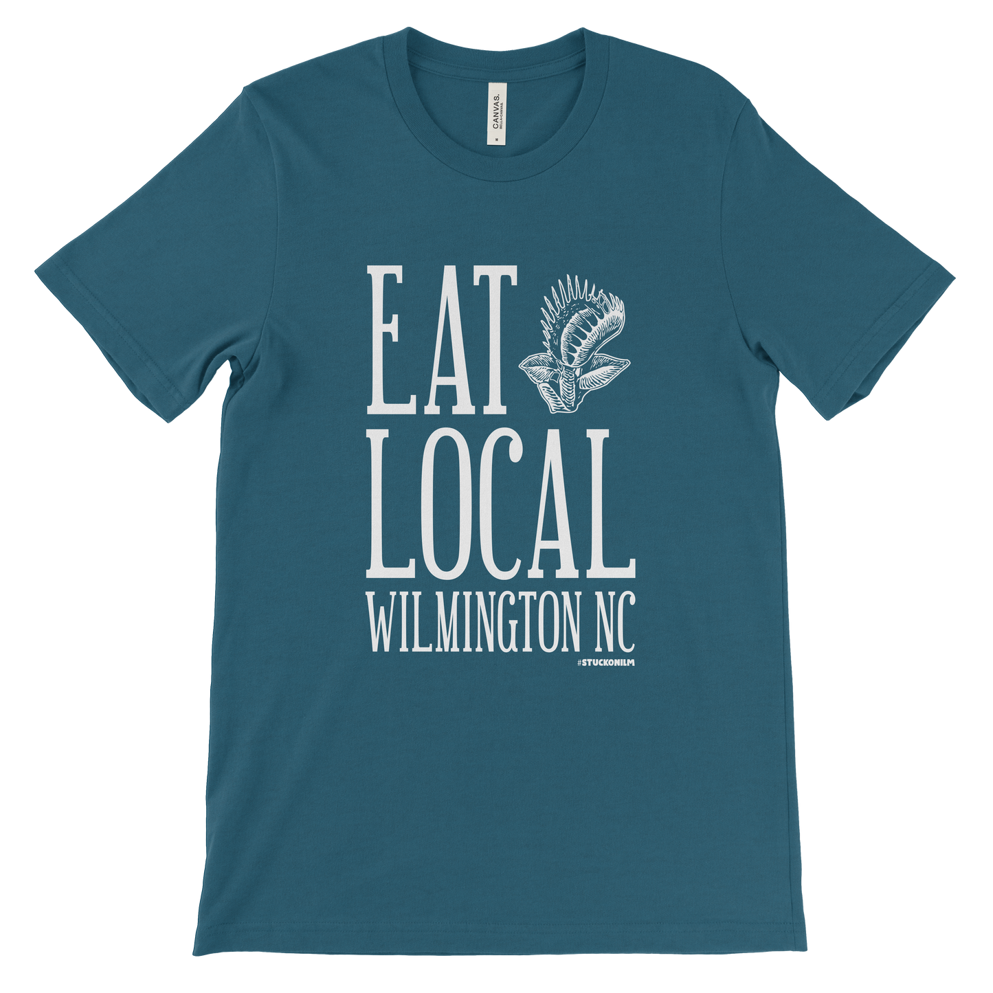 Eat Local Venus Flytrap Dark T-shirt