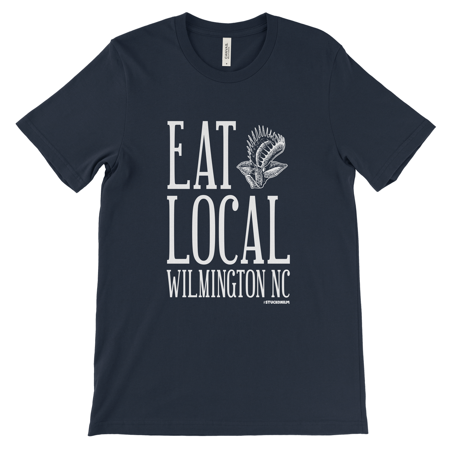 Eat Local Venus Flytrap Dark T-shirt