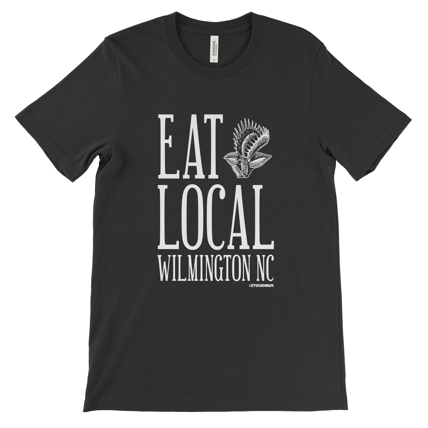 Eat Local Venus Flytrap Dark T-shirt